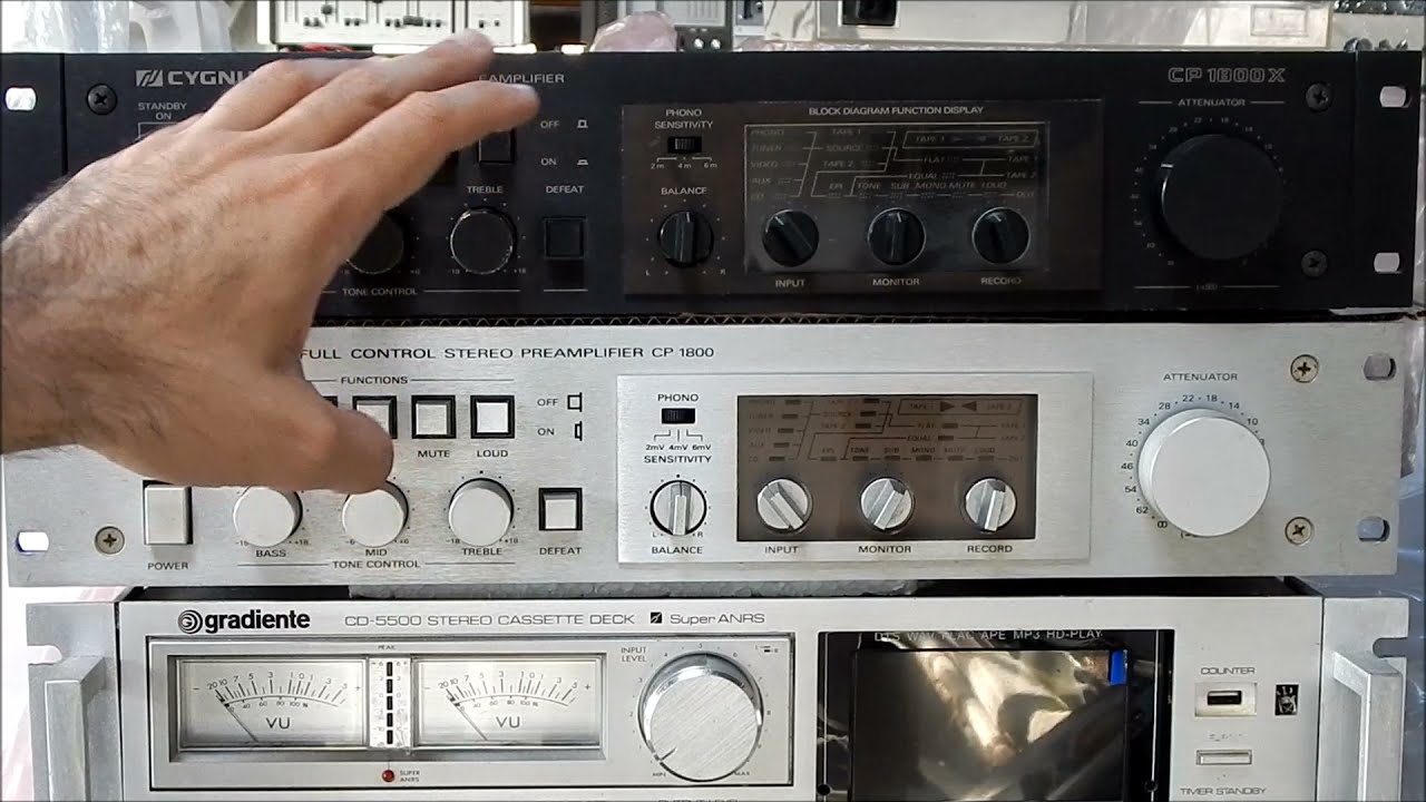 [OPINIÃO SINCERA] CYGNUS CP 1800 / PRE- AMPLIFICADOR VINTAGE !!!