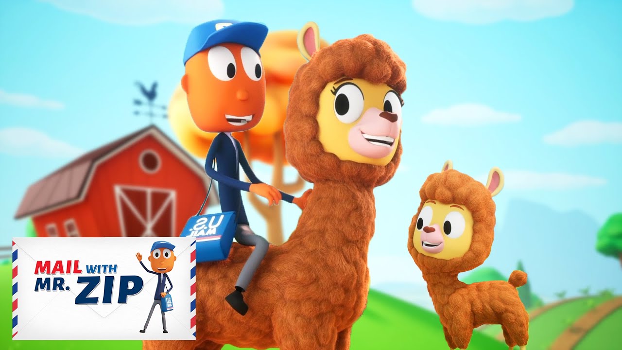 Mama & Baby Llama Song! + MORE | 1+ HOURS of Mail with Mr.ZIP | Fun Videos for Kids & Families