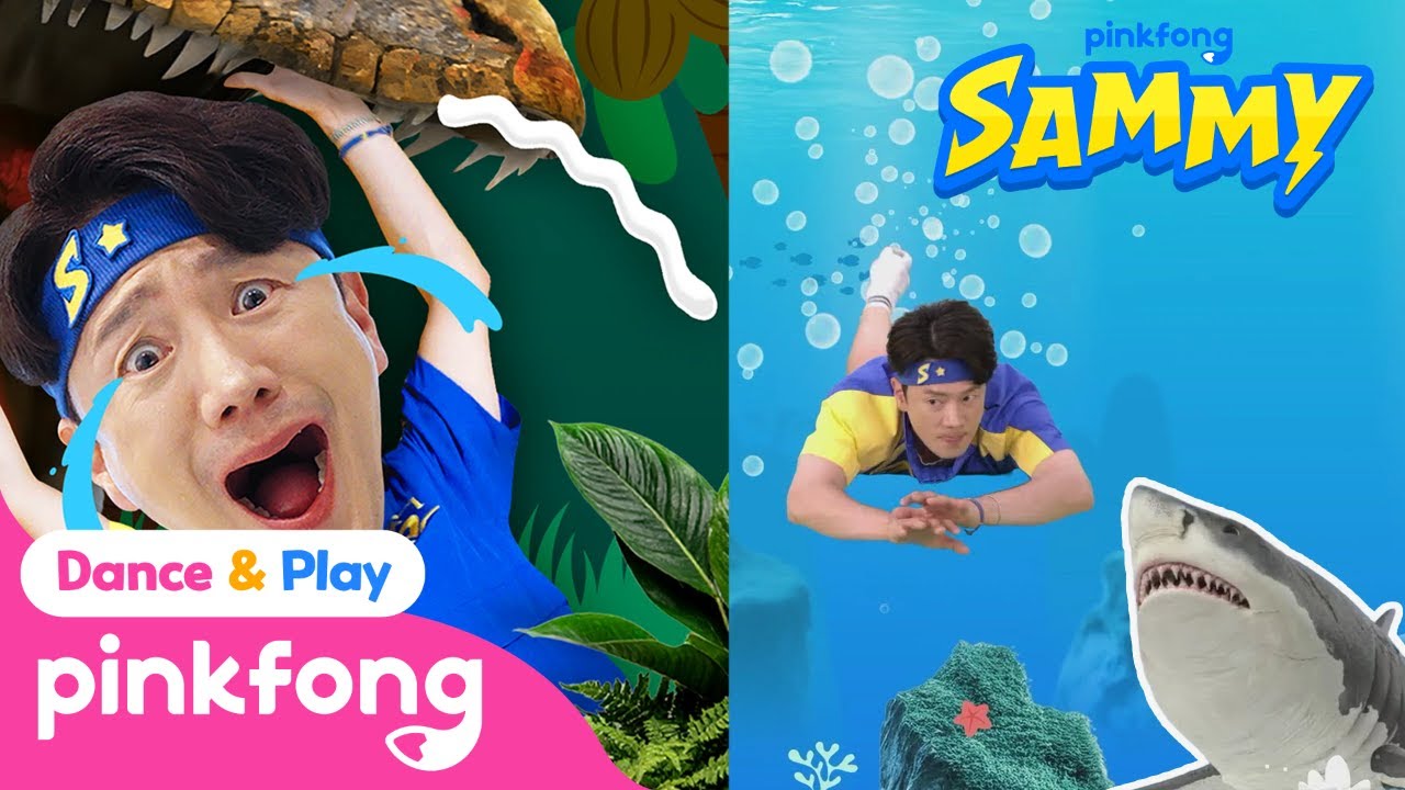 🏝️ 🦖 Survival Mission and More+｜Best Sammy Compilation｜Pinkfong Dance & Play Official