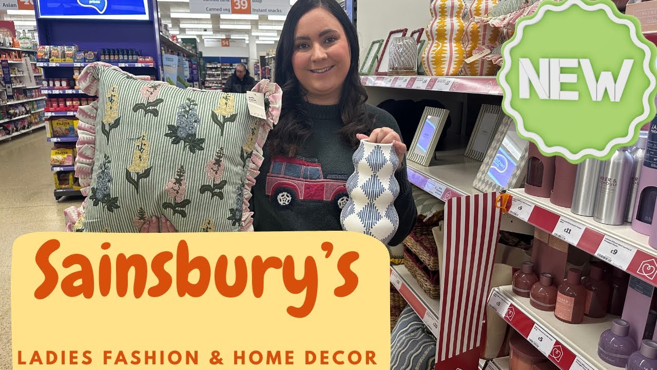 SAINSBURY&rsquo;S NEW IN 2026 | Come Shop With Me | Ladies Fashion & Home Decor