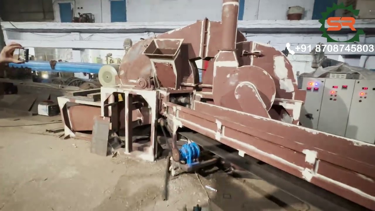 Large-Scale Wood Sawdust Machine for Biomass Production
