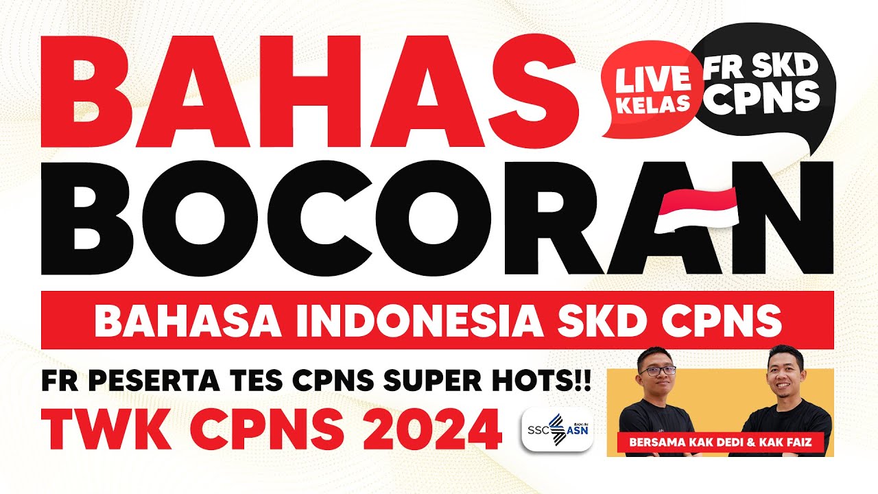 SOAL TWK CPNS 2024 BAHASA INDONESIA