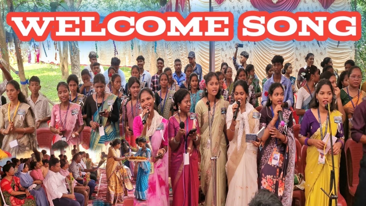 WELCOME SONG ICYM BIRMITRAPUR DEANERY YOUTH CONVENTION 2025 #amitkulluvlogs #welcomesongs