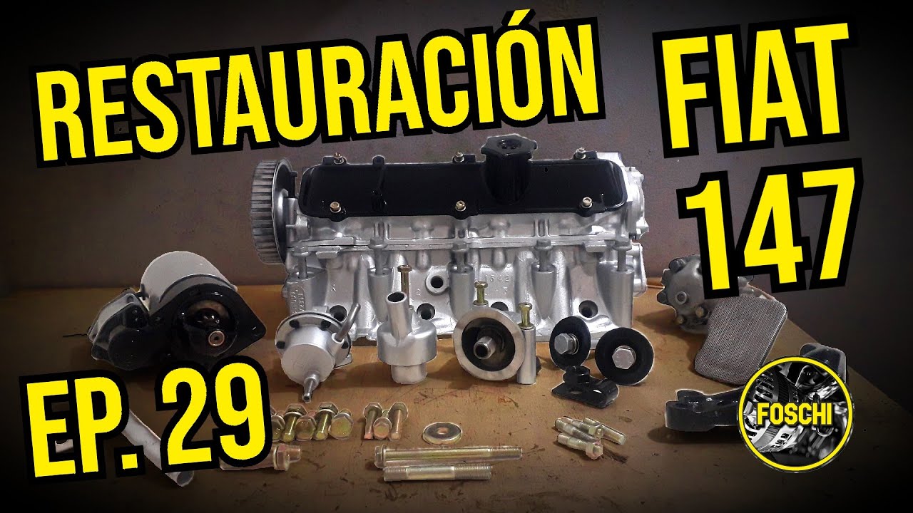 𝗟𝗜𝗠𝗣𝗜𝗘𝗭𝗔 𝘆 𝗣𝗜𝗡𝗧𝗨𝗥𝗔 Tapa de Cilindros / Restauracion Fiat 147 𝗘𝗽. 𝟮𝟵 - FOSCHI