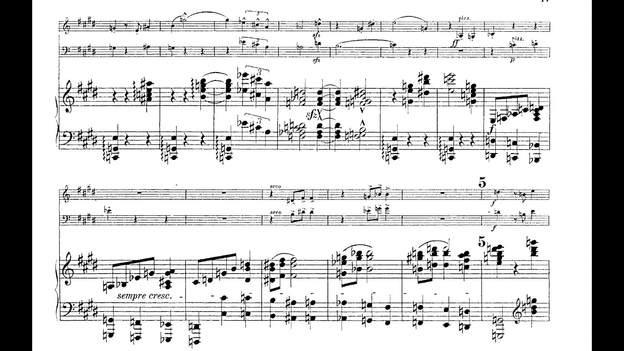 Erich Wolfgang Korngold - Trio in D Major for Violin, 'Cello and Piano, Op. 1 (1910) [Score-Video]