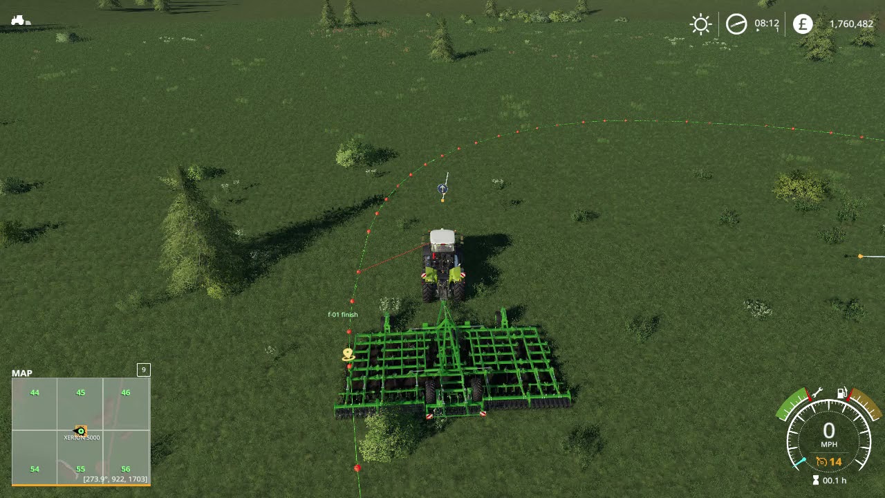 Farming Simulator 19 How to create a field using autodrive and courseplay