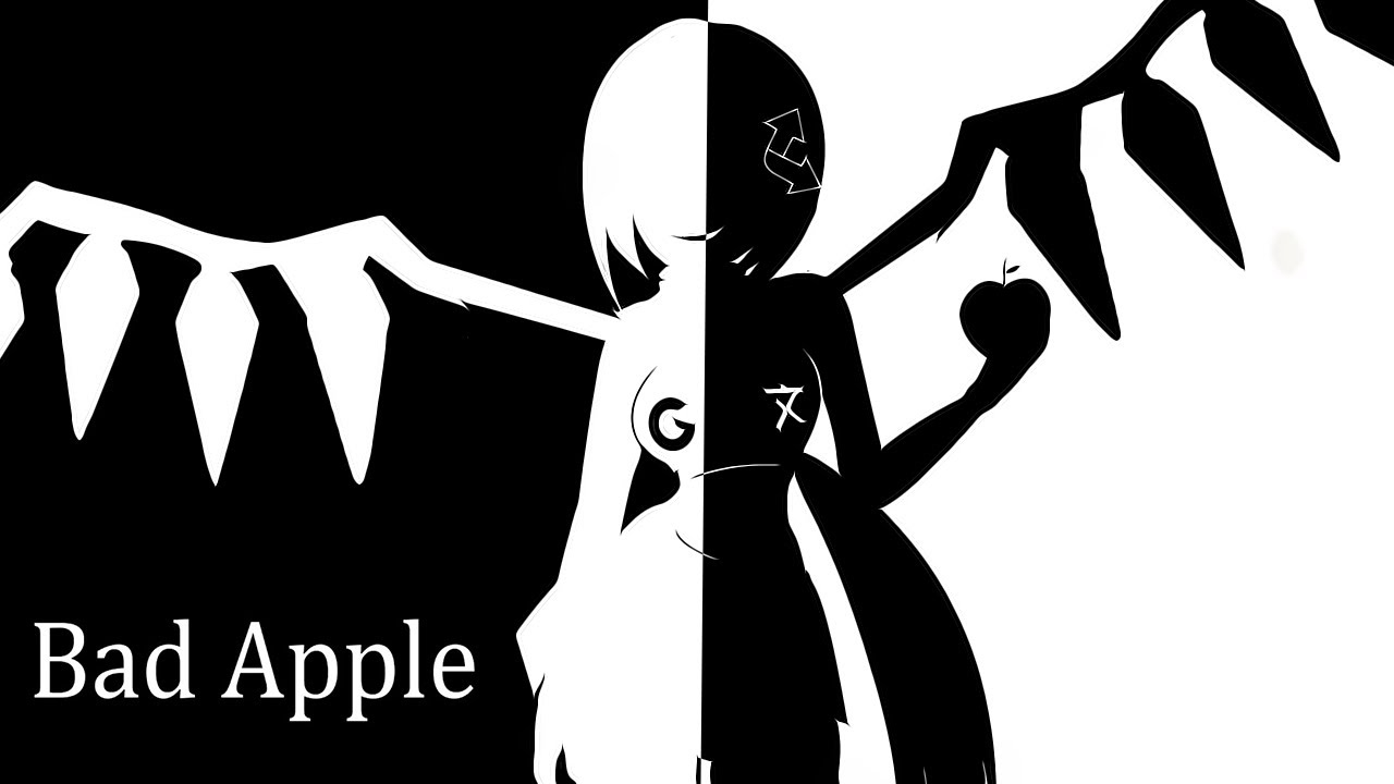 Bad Apple but sung Google Translate chan