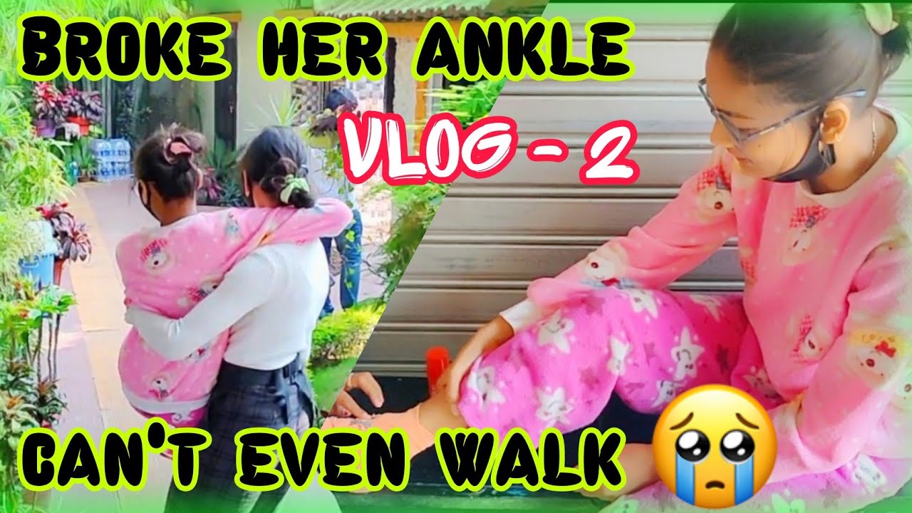 Her Ankle has gone😰 | *CAN'T EVEN WALK* Properly 😭