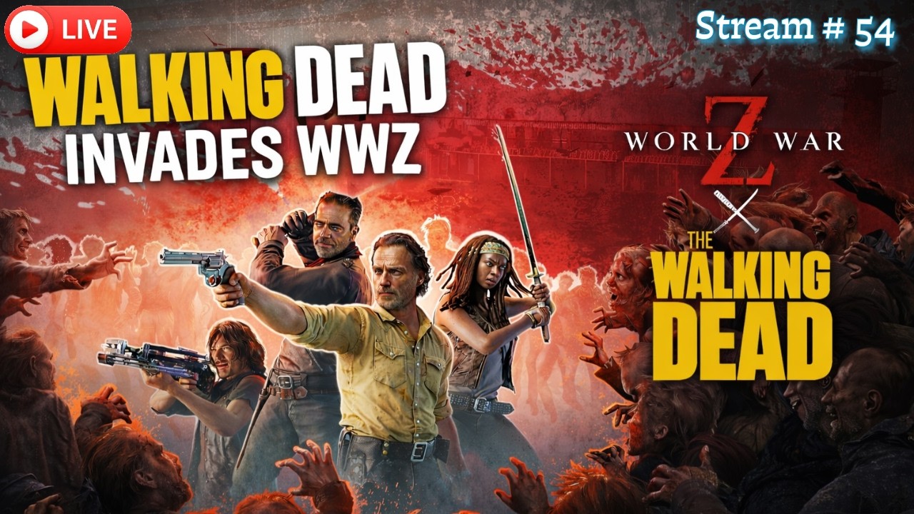 🎮 LIVE: WALKING DEAD ❌ WORLD WAR Z 🔥 | Rick, Michonne vs Elite Squad Zombie Swarms (INSANE CHAOS!)