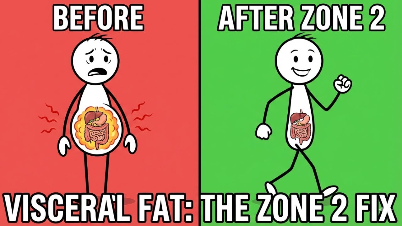 How Long Do You Need Zone 2 Walking to Start Burning Visceral Fat? (Science Explained)
