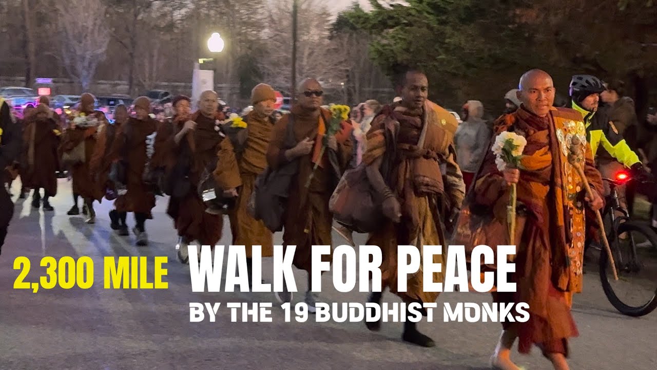Ep. 160: Arrival of 19 Buddhist Monks in Highpoint & Greensboro, NC | WALK FOR PEACE | PULOY SQUAD🇺🇸