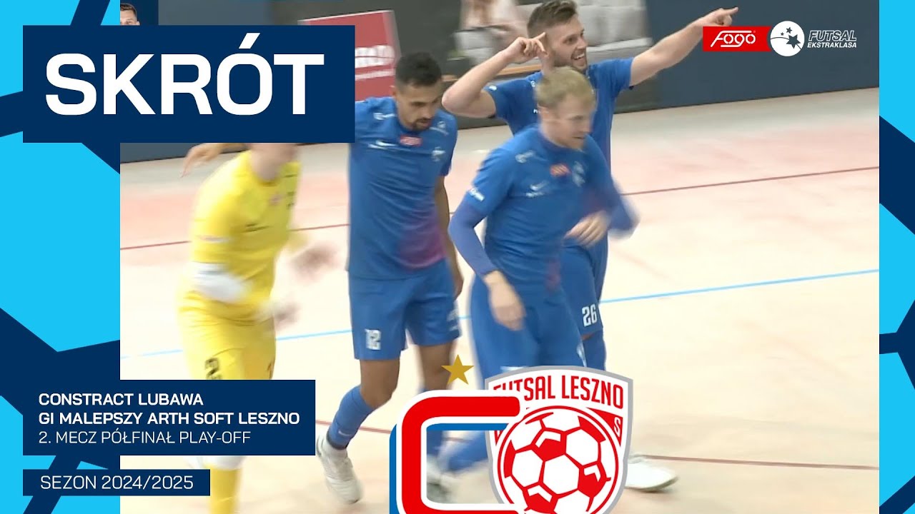 Constract Lubawa - GI Malepszy Arth Soft Leszno |5:3|  | SKRÓT | 2. mecz PÓŁFINAŁ (2024/25)