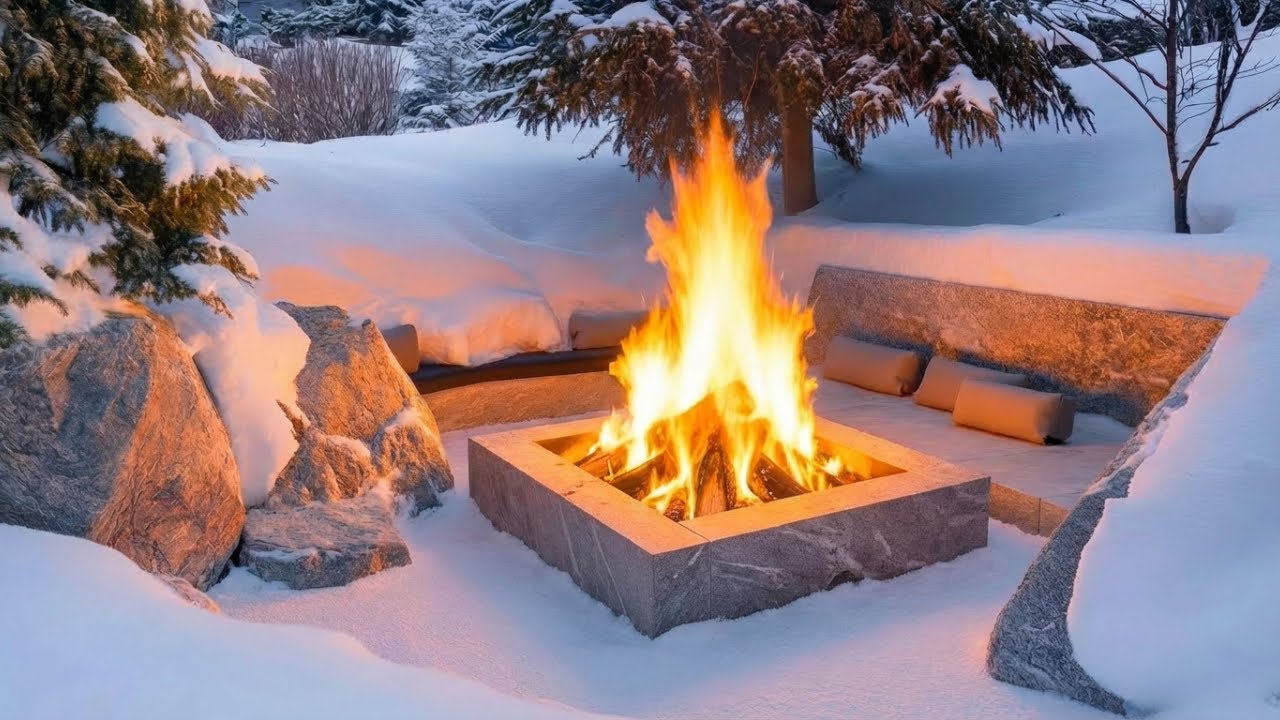 Cozy Fireplace Ambience with Crackling Fire Sounds for Relaxation, Sleep, and Cozy Evenings