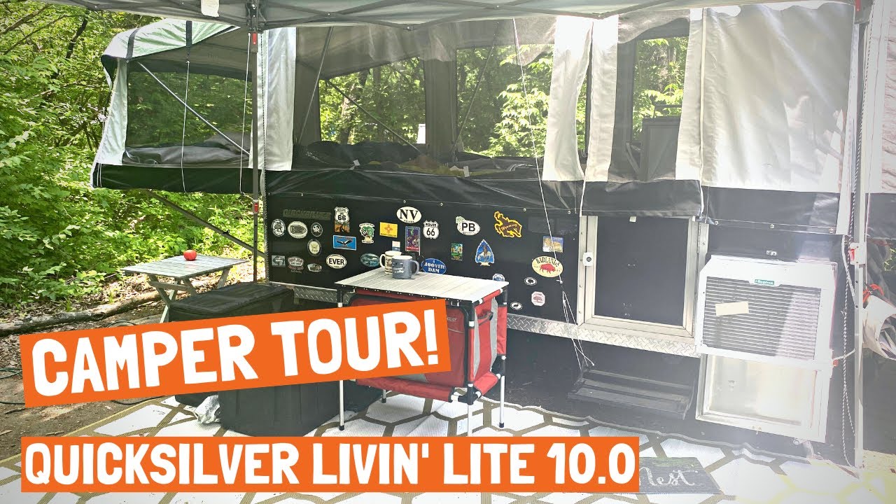 Quicksilver Livin' Lite 10.0 Pop Up Camper Tour