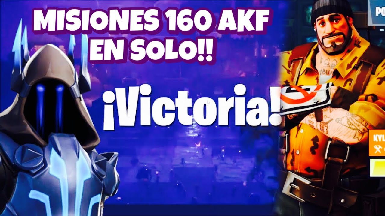 COMO HACER CUALQUIER MISION AFK - MISIONES 160 EN SOLO - Fortnite Salvar el Mundo