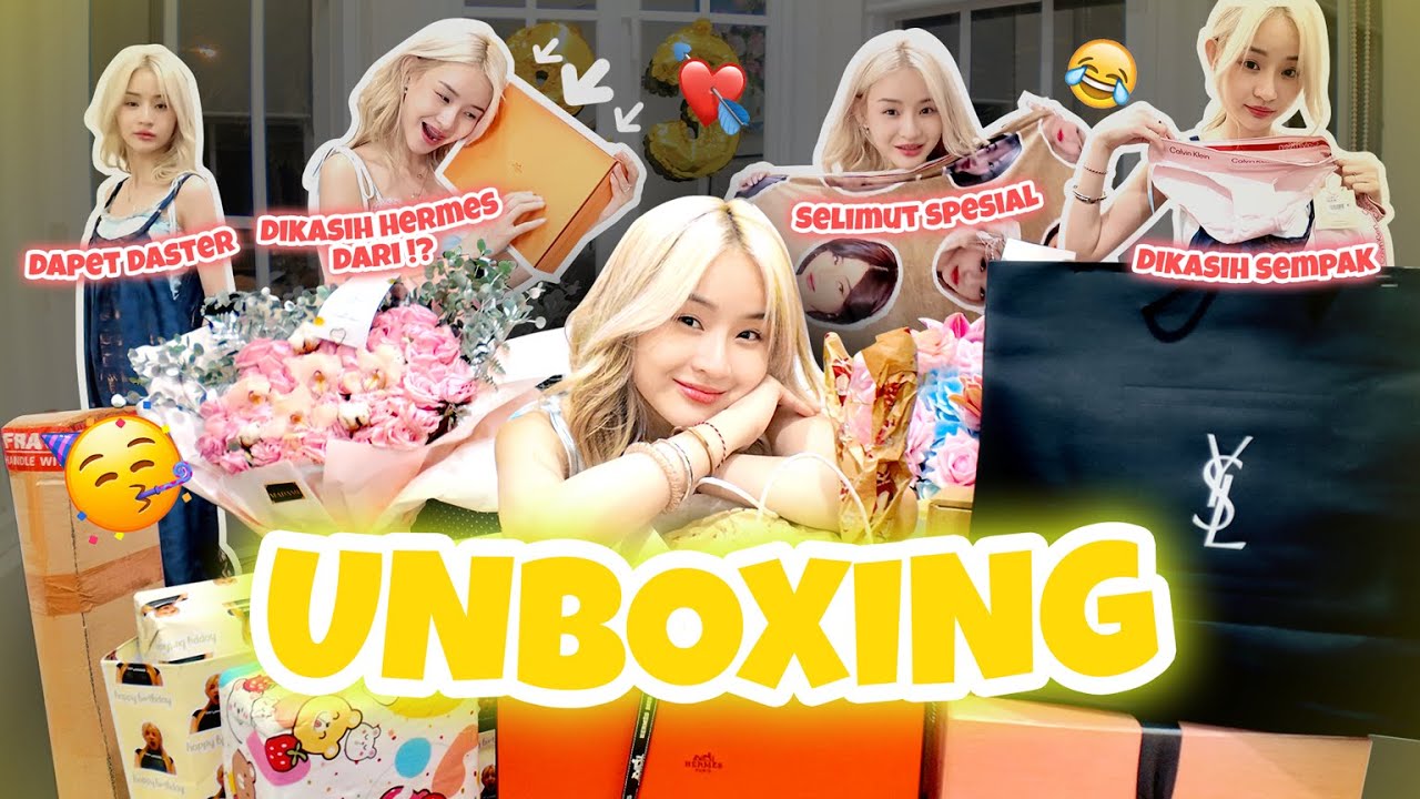Unboxing Kado dari Mama Baru👩🏻⁉️ Semua Kado dari Orang Asing?! DIMANA TEMAN2 KUUU😂😭