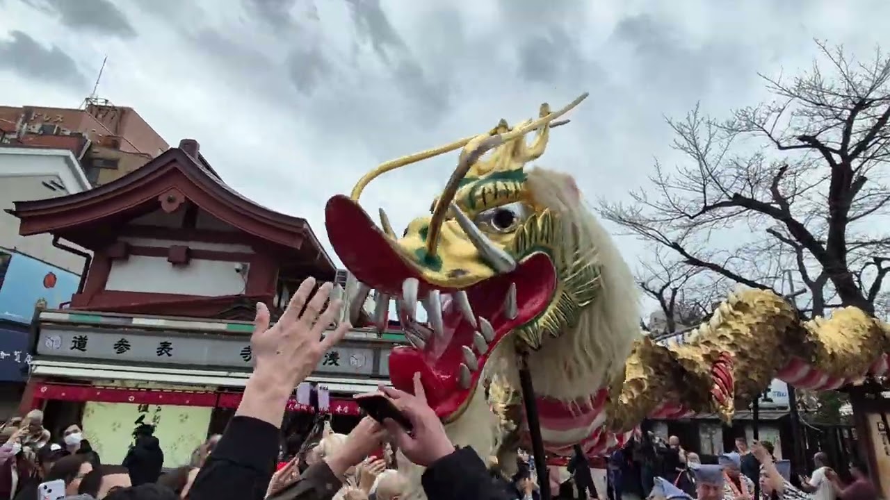 Senso-ji Temple Dragon Dance 