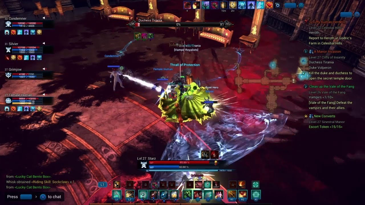 Tera PS4 TTS   Manor Cellar  Warrior PoV
