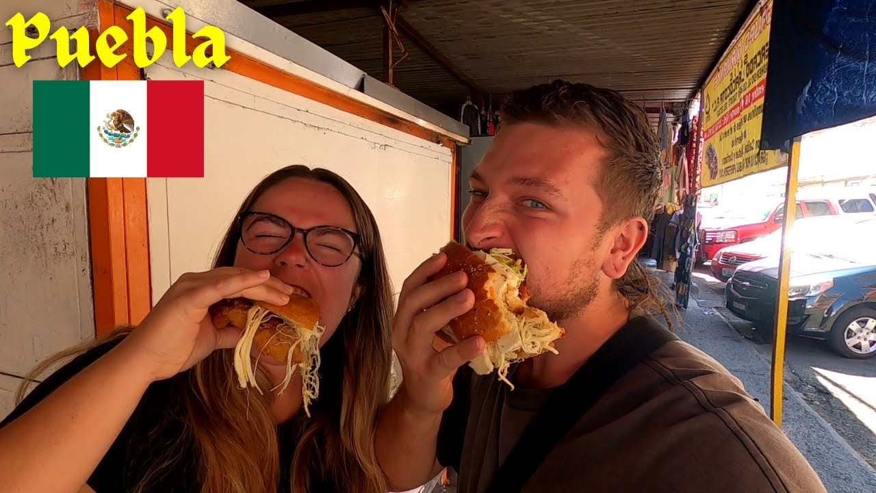Classic Puebla Street Food Mexico | Cemitas & Pulque 🇲🇽