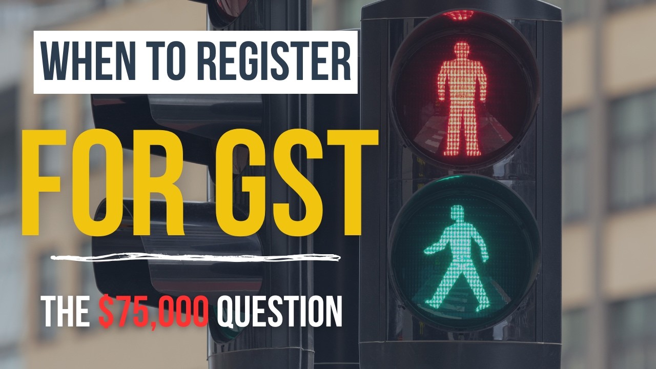 When to Register for GST in Australia (The $75k Rule Explained!)