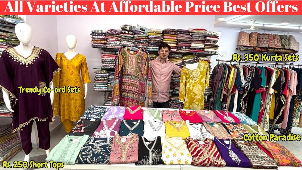 Your Ultimate Guide to Commercial Street Ethnic Wear Shopping Kurtis, Coord Sets & More Must Visit!