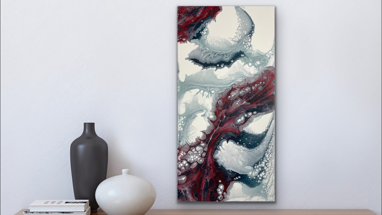 Учебное пособие по технике Negative Space Pearl Cell и акриловой заливке Dutch Pour