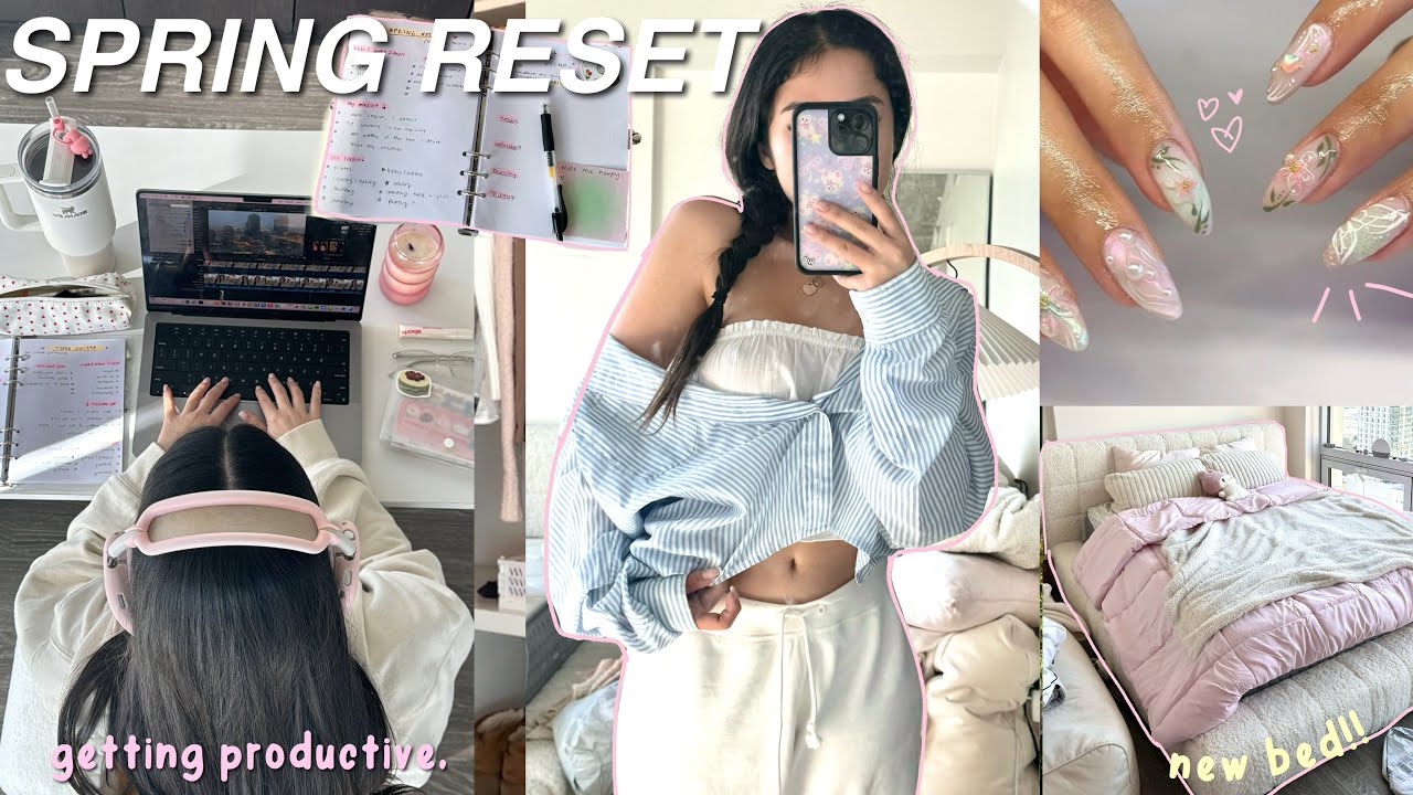 RESET VLOG 💌 становимся продуктивнее, обновления о жизни в одиночестве, весенняя уборка, веселые ...
