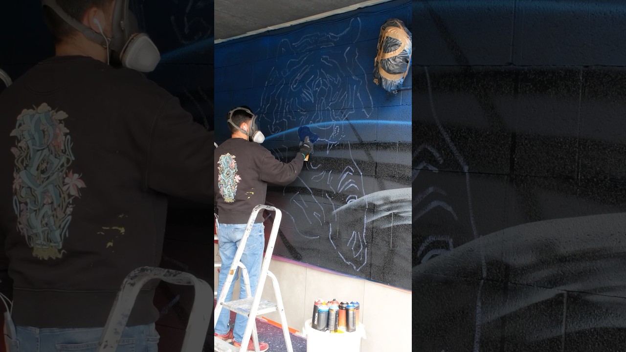 I Painted an INSANE Bar! #mural