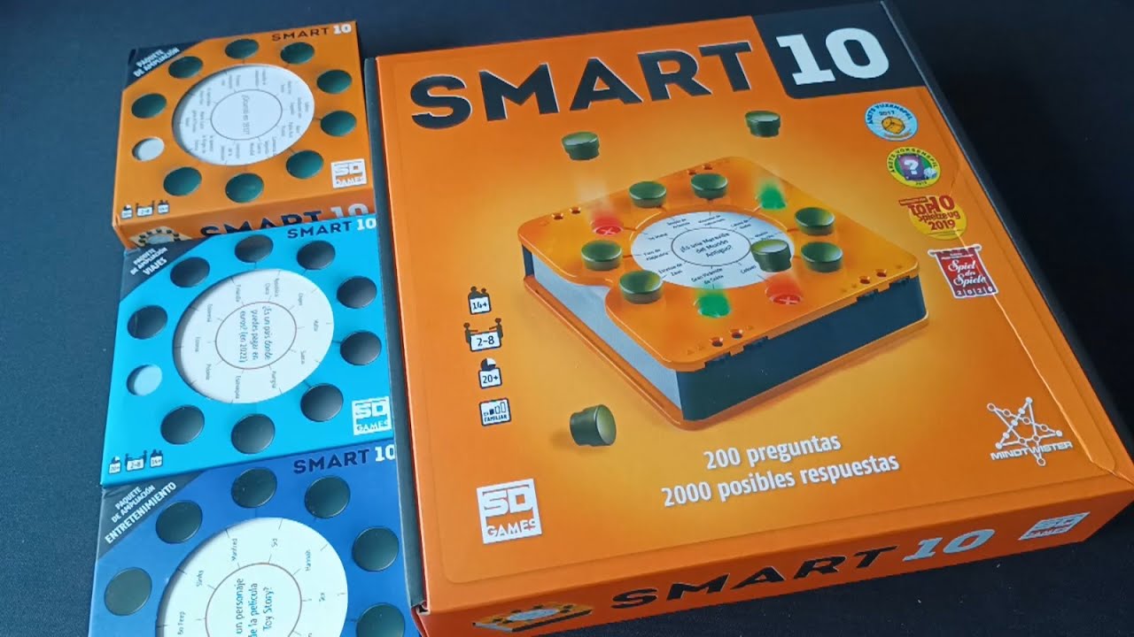 Destripando SMART 10 y expansiones (Unboxing Juegos de Mesa)