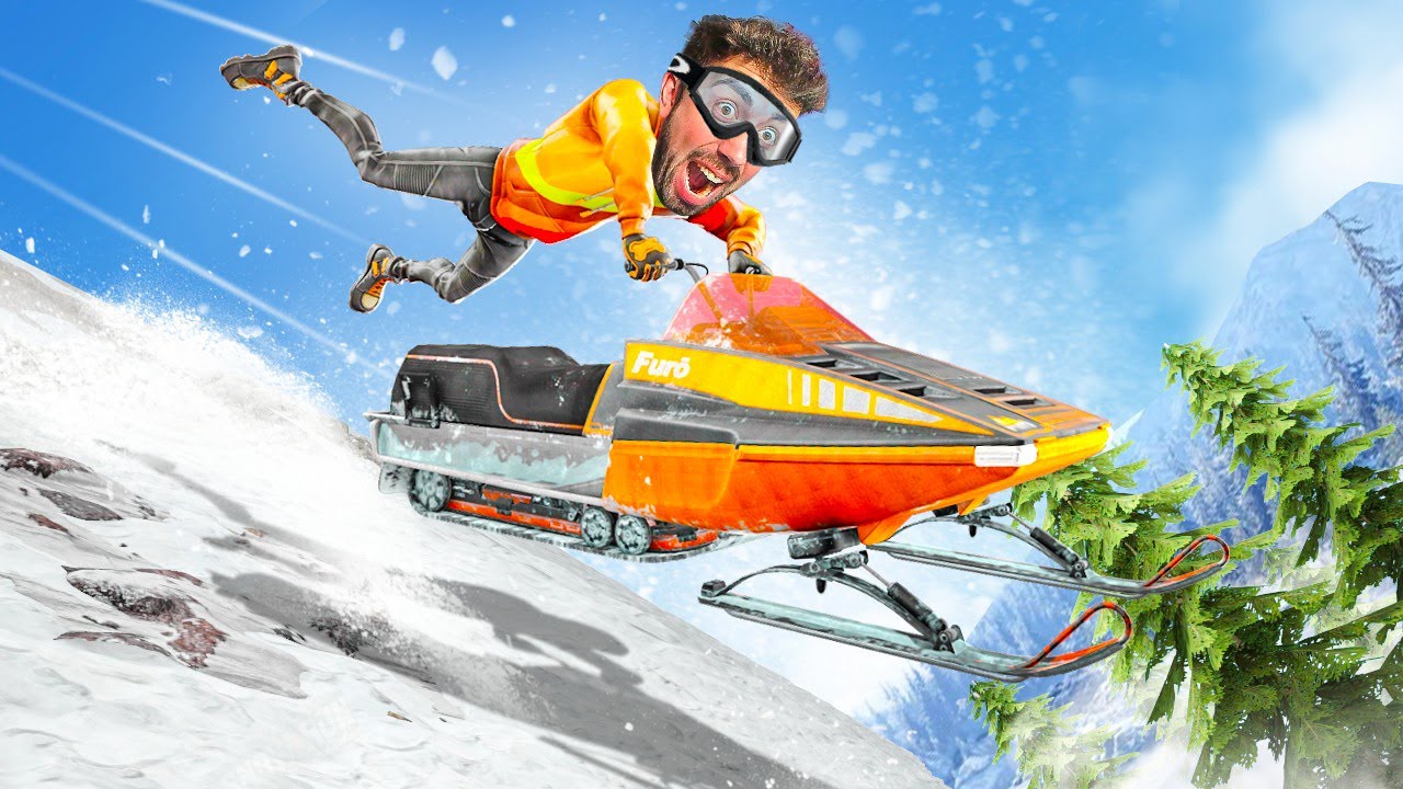 LAS ACROBACIAS MÁS LOCAS EN MOTO DE NIEVE 🤪| Riders Republic