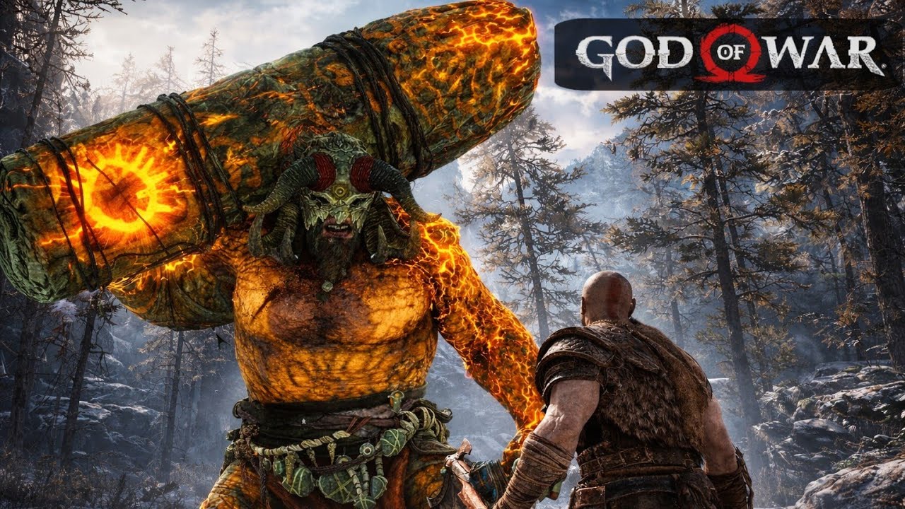 God of War Gameplay Walkthrough part 4 [4K 60FPS PS5]-No Commentary