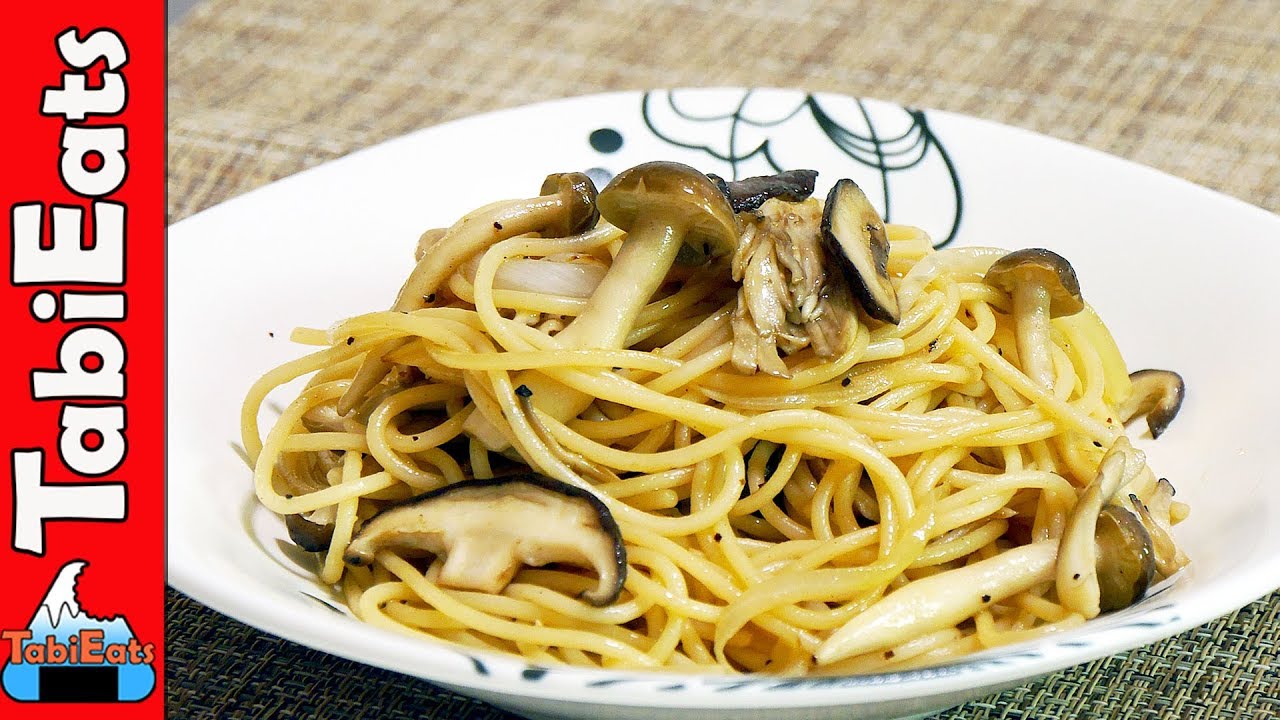 JAPANESE SPAGHETTI with Mushrooms (Easy Pasta Recipe)
