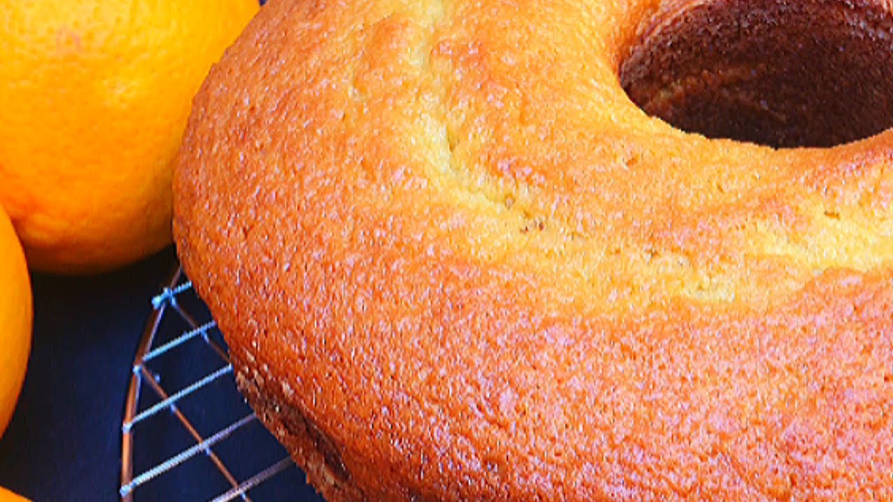 AIRY & FLUFFY ORANGE CAKE! NO BUTTER,! NO MIXER REQUIRED