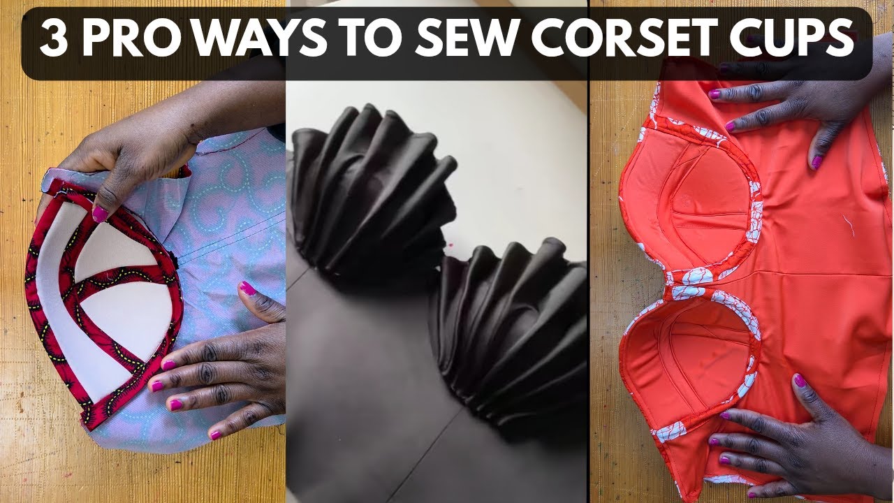 HOW TO SEW CORSET CUPS from SCRATCH | BEGINNER FRIENDLY | STEP BY STEP