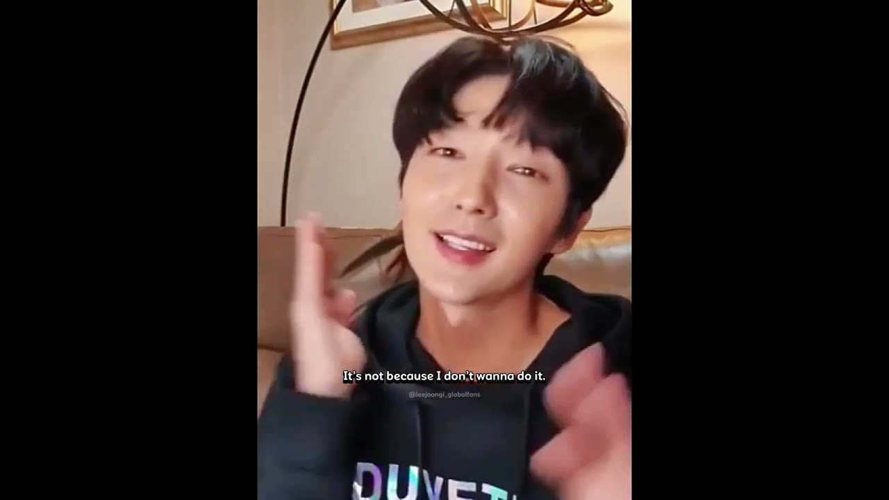 Lee Joon Gi talks about RomCom projects | Eng Sub | Instagram Live