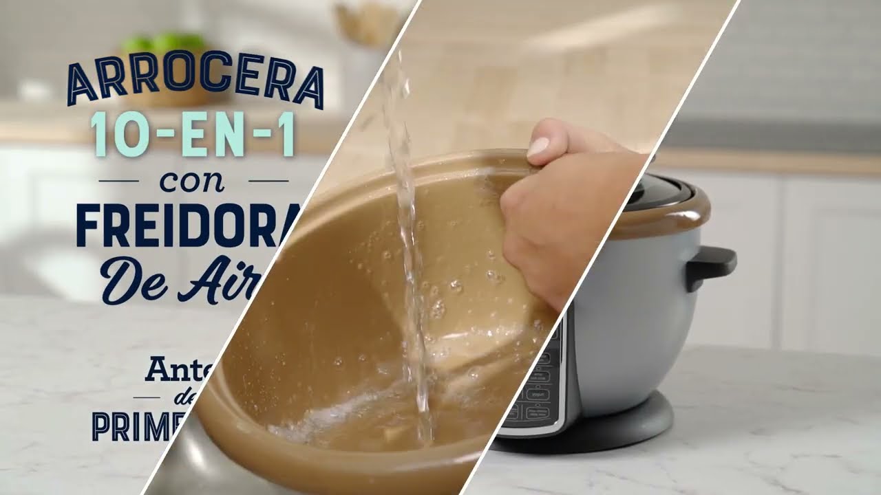 ¿Cómo iniciar la Arrocera 10-en-1 con Freidora de Aire Oster® CKSTRCAF22?