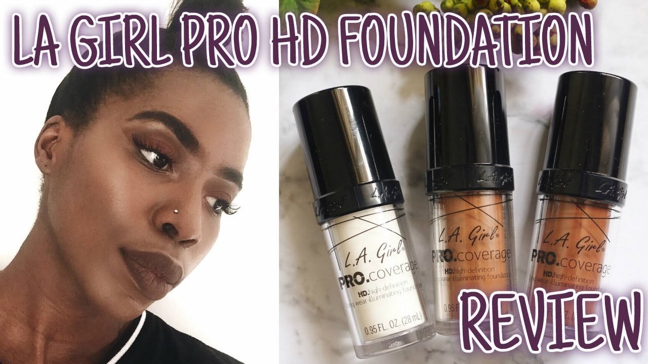 LA GIRL PRO FOUNDATION REVIEW AND DEMO | ZEEXONLINE