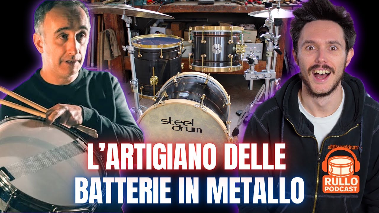 IL BATTERISTA-ARTIGIANO che costruisce batterie e piatti | Rullo Podcast con MARCO STELLA