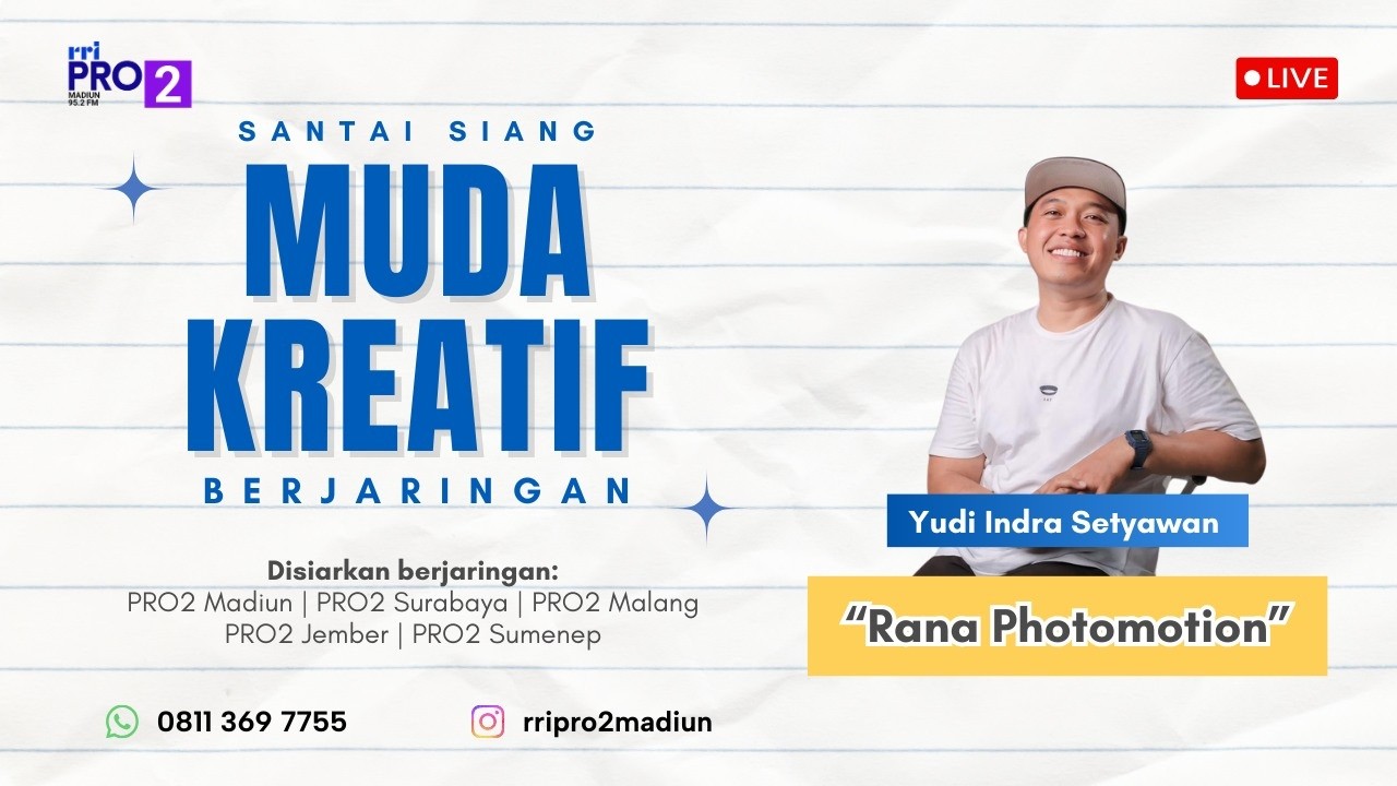 MUDA KREATIF BERJARINGAN PRO 2 FM RRI SEJAWA TIMUR || 