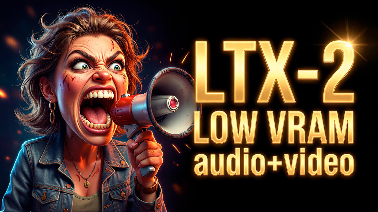 LTX 2 - видео audio - low-vram