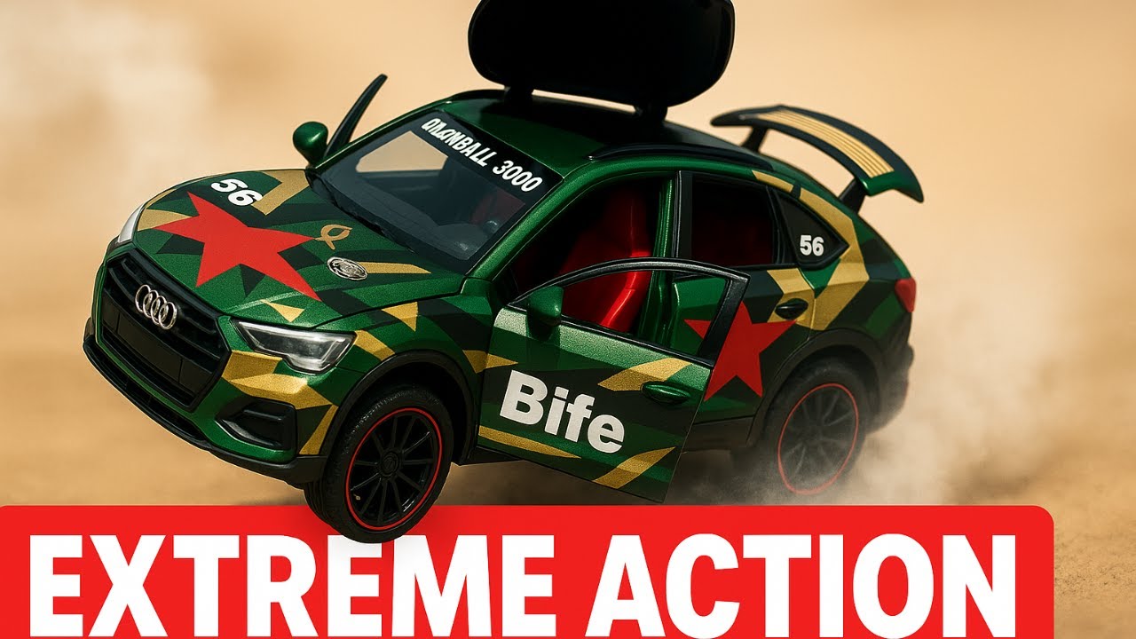 ASMR Diecast Review: Full-Open Toyota LC250 & Audi RS6 DTM with Lights & Engine Sound!