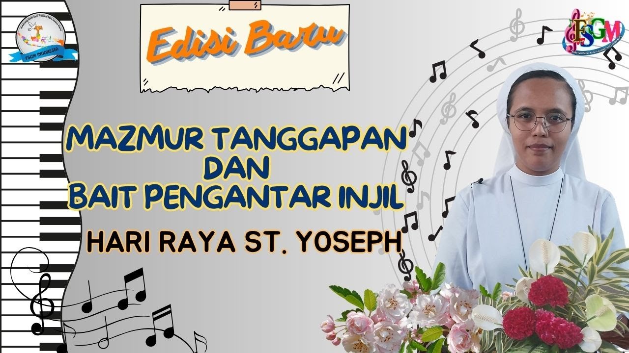 MAZMUR TANGGAPAN HARI RAYA St. YUSUP. 19 MARET 2026. EDISI BARU