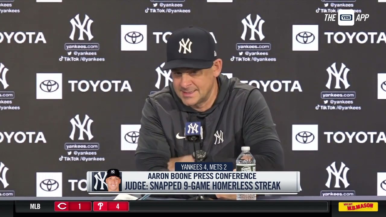 Aaron Boone breaks down win over Mets