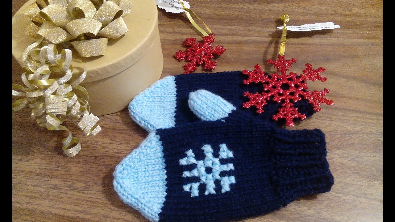 Christmas Mittens (Tutorial) Part 1