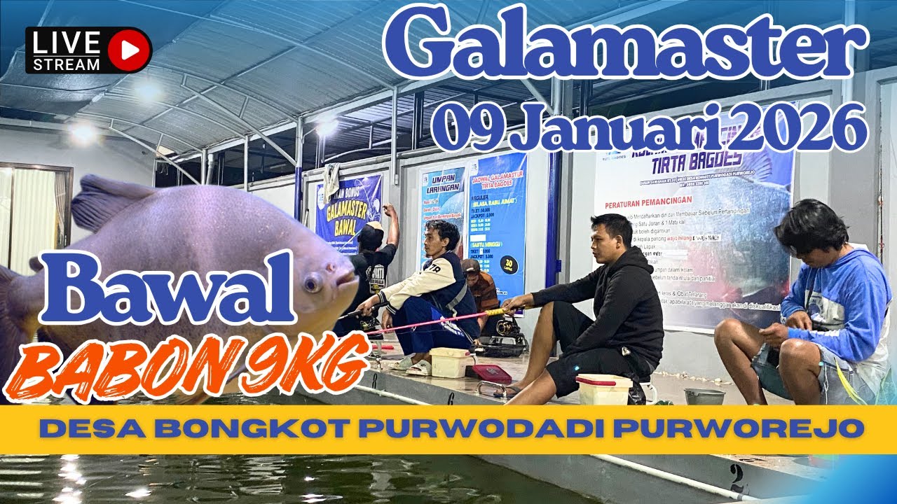 Galamaster 09 Januari Pemancingan Tirta bagoes