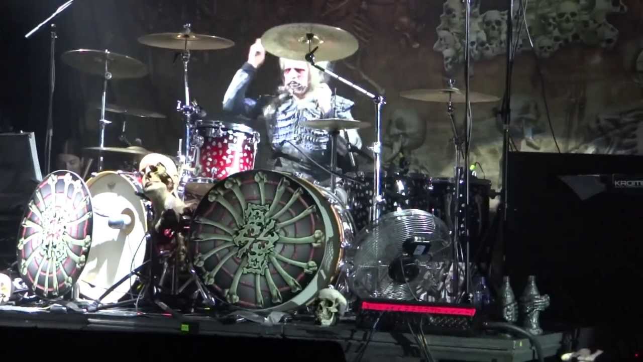 Lordi Live at Rock City 2013 Mana's drum solo