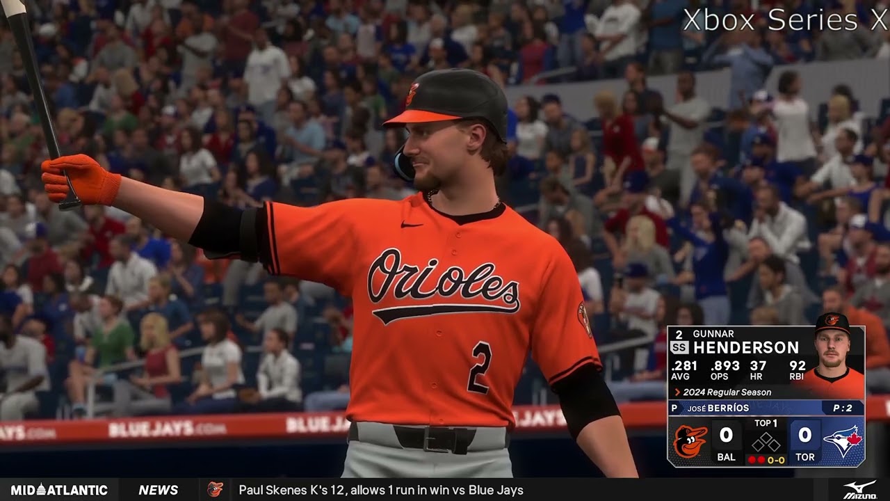 MLB The Show 25 Switch 2 vs Xbox Series X Comparison