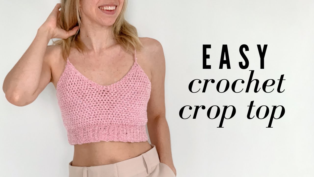 EASY CROCHET CROP TOP - FREE PATTERN