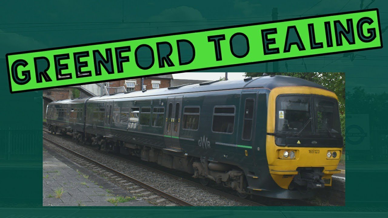 Greenford to West Ealing | FULL JOURNEY | Great Western Railway 165 Networker Turbo