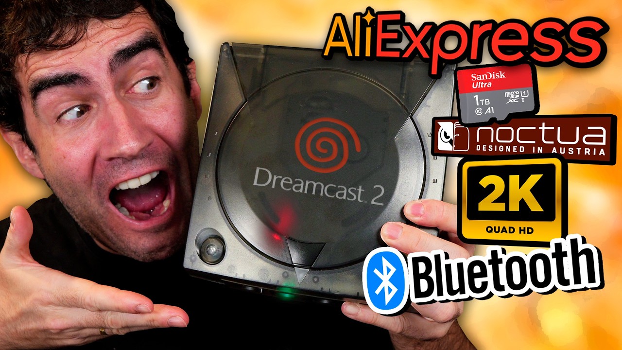 HE CREADO la DREAMCAST 2 con piezas de AliExpress !!!